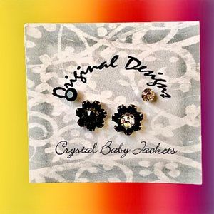 ORIGINAL DESIGNS Crystal Baby Jackets Earrings Set